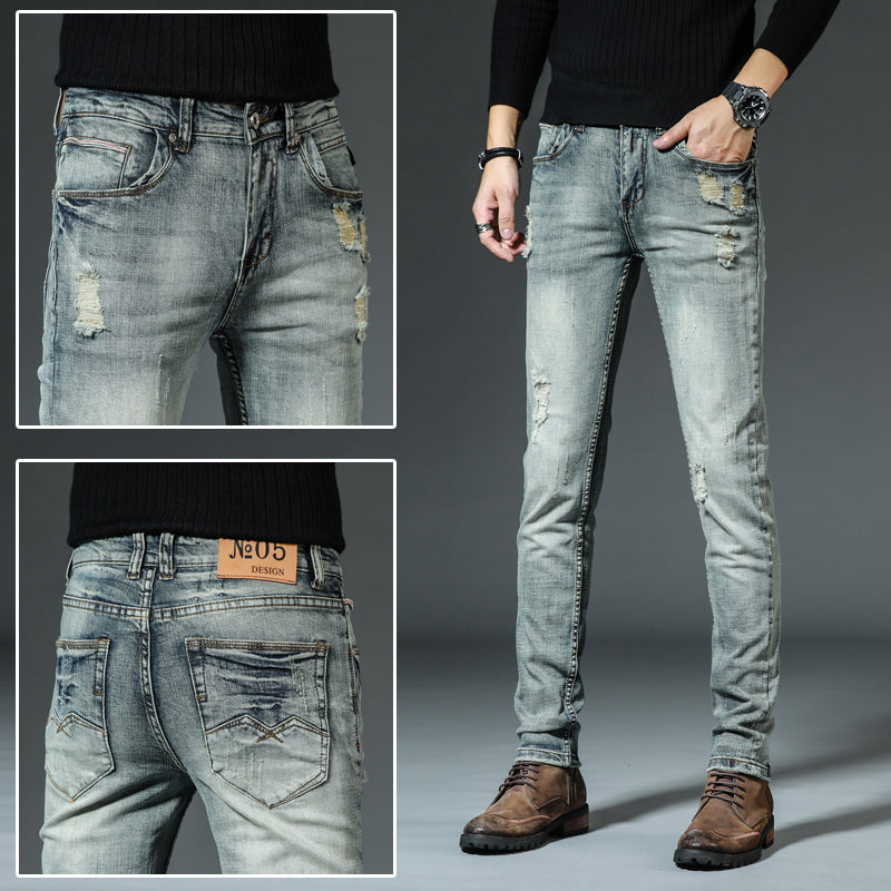 Retro Slim Straight Jeans