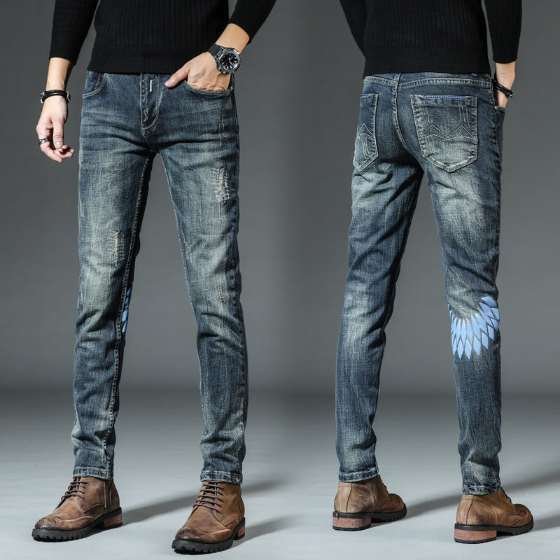 Retro Slim Straight Jeans