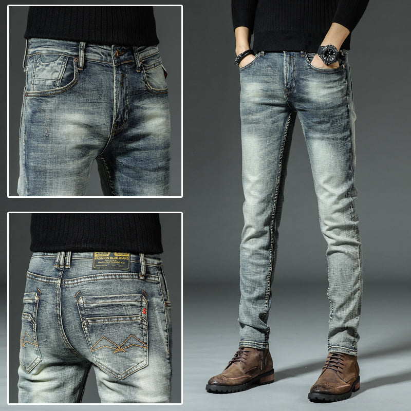 Retro Slim Straight Jeans