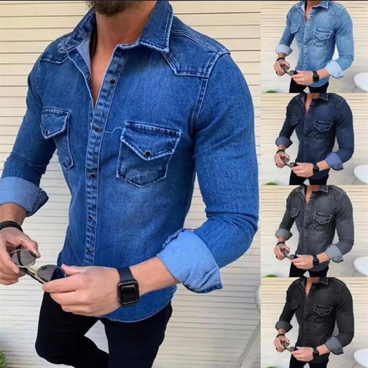 FlexDenim Casual Shirt