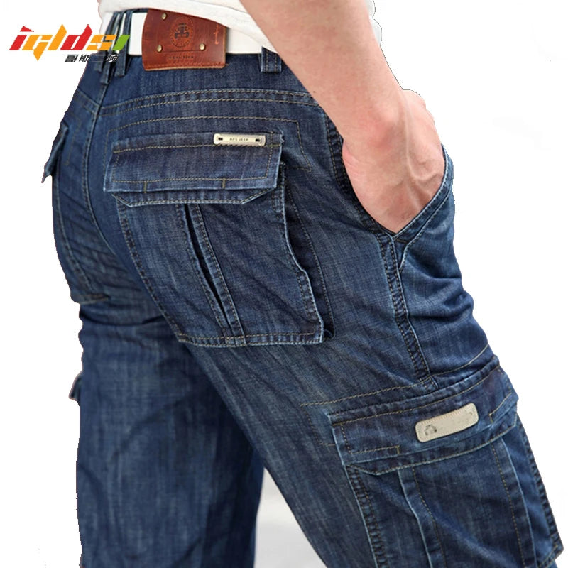 TacticalPlaid Cargo Jeans