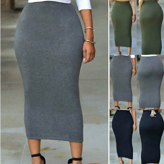 Simply Chic: 2019 Autumn Midi Bodycon Skirt