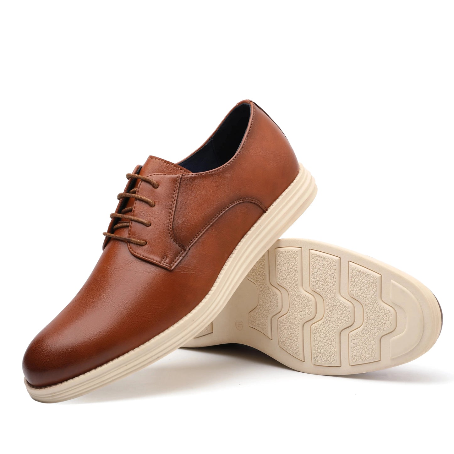 Executive Elegance Leather Lace-up Shoes