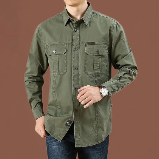 Cotton Cargo Shirt