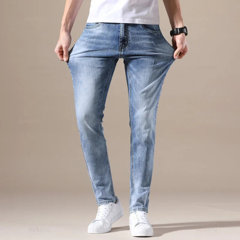 RetroFlex Light Blue Jeans