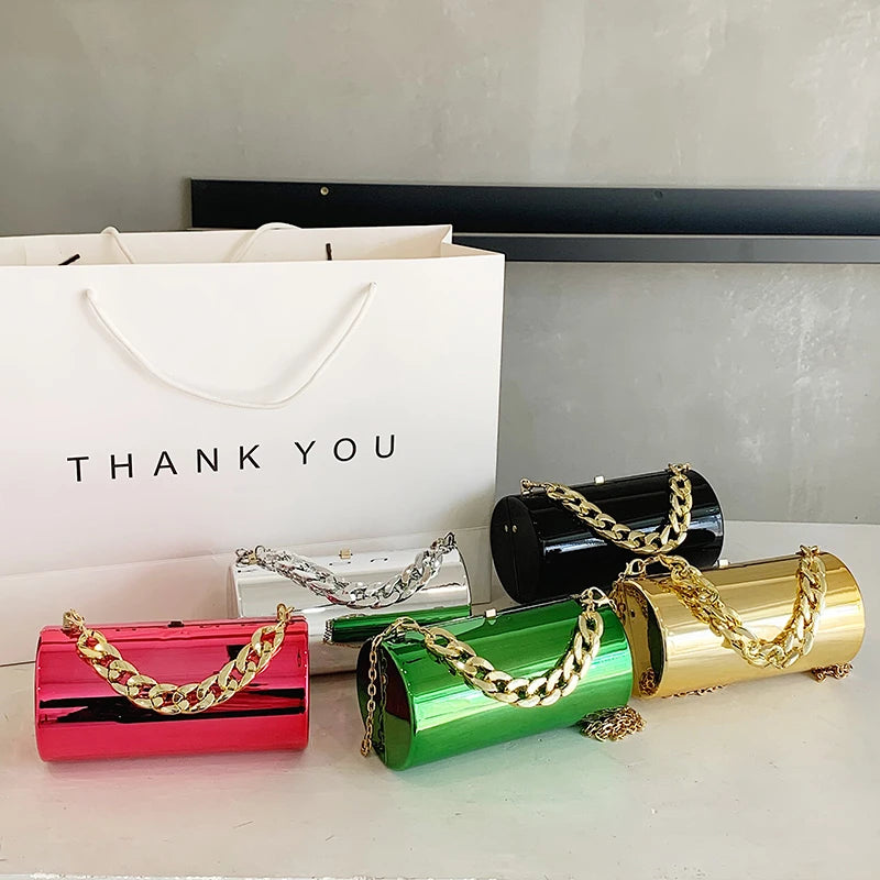 Luxury Acrylic Chain Clutch 2024