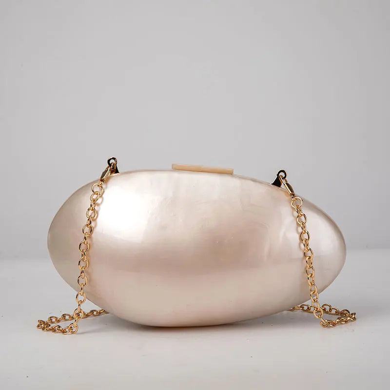 Pearl Acrylic Designer Clutch 2024