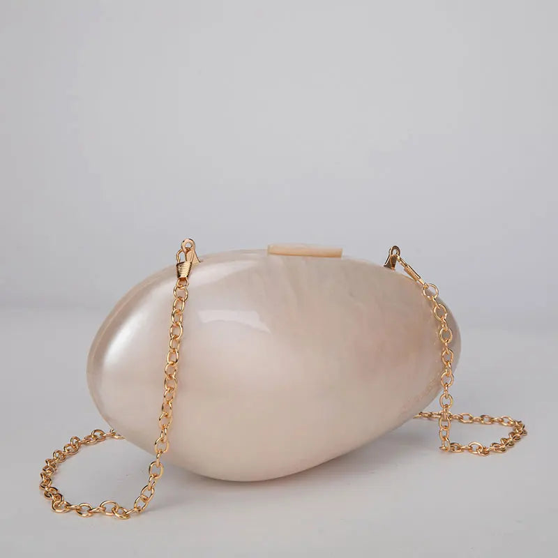 Pearl Acrylic Designer Clutch 2024