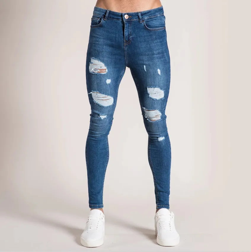 RetroFlex Ripped Denim