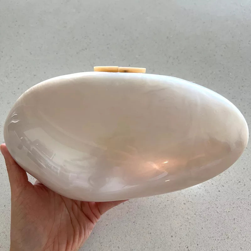 Pearl Acrylic Designer Clutch 2024