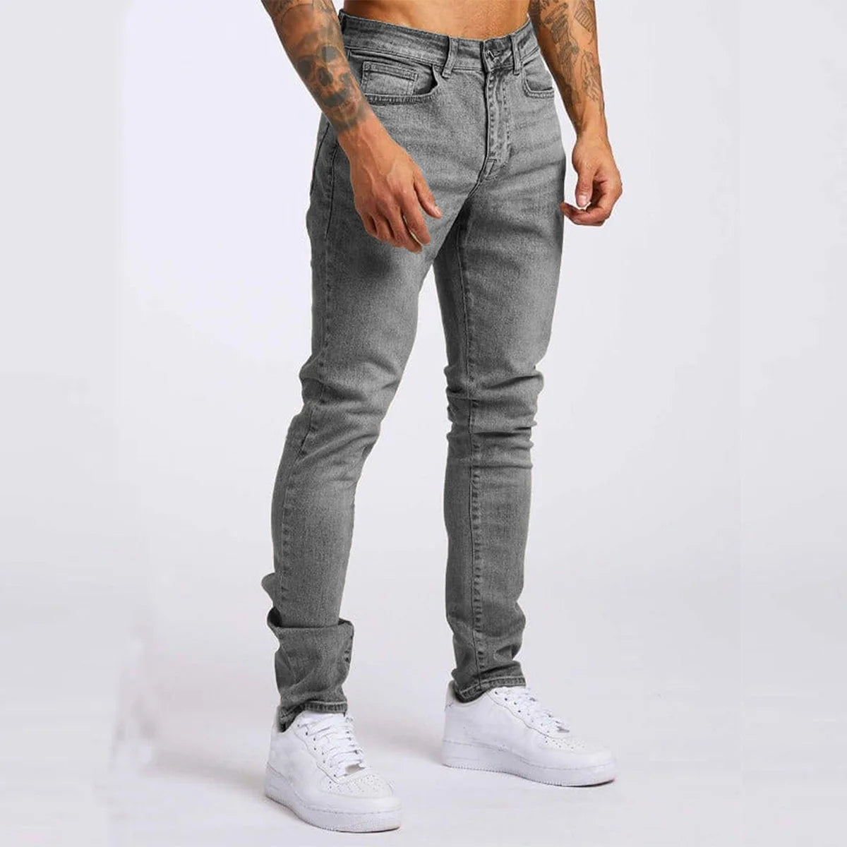 RetroFlex Ripped Denim