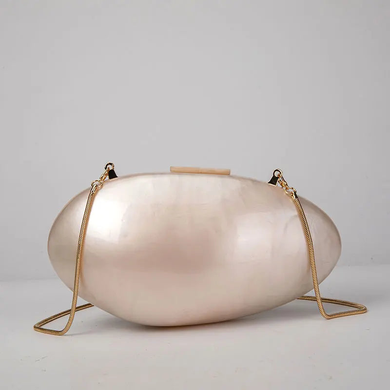 Pearl Acrylic Designer Clutch 2024