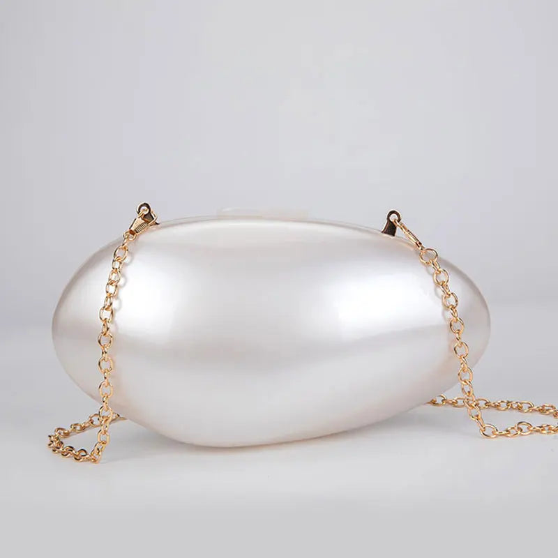 Pearl Acrylic Designer Clutch 2024