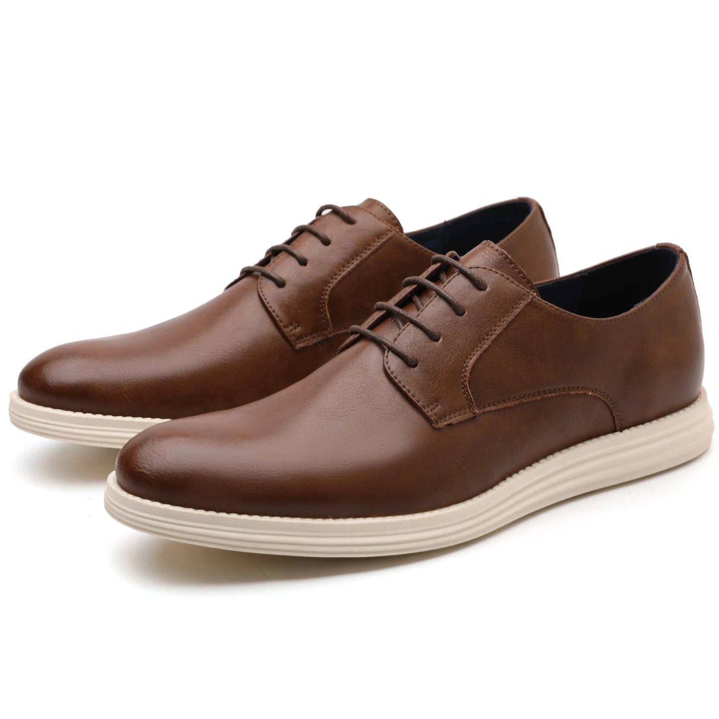 Executive Elegance Leather Lace-up Shoes