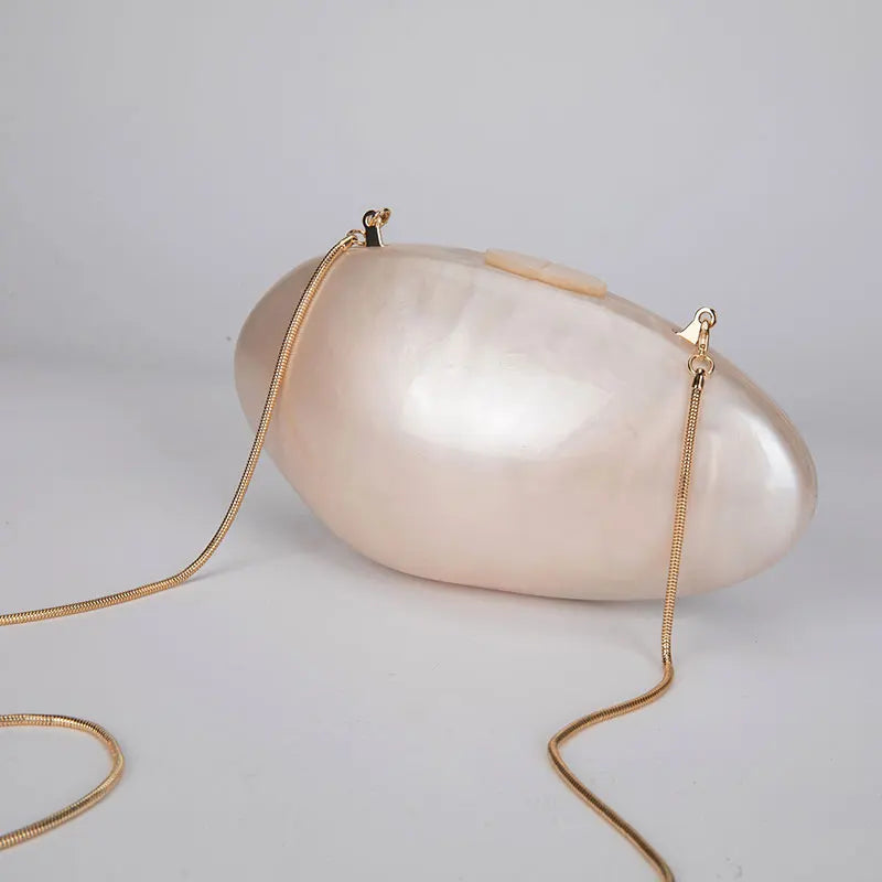 Pearl Acrylic Designer Clutch 2024