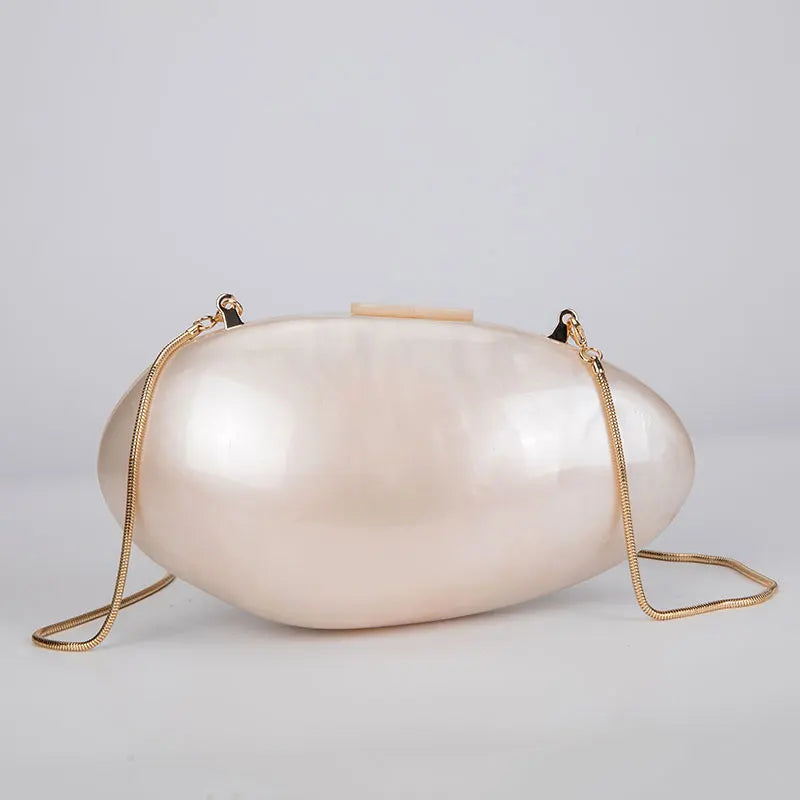 Pearl Acrylic Designer Clutch 2024