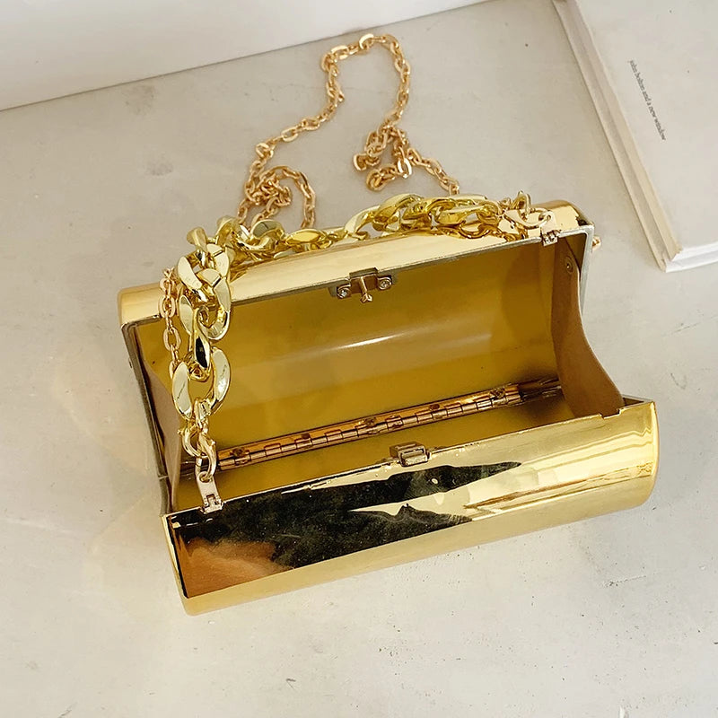 Luxury Acrylic Chain Clutch 2024