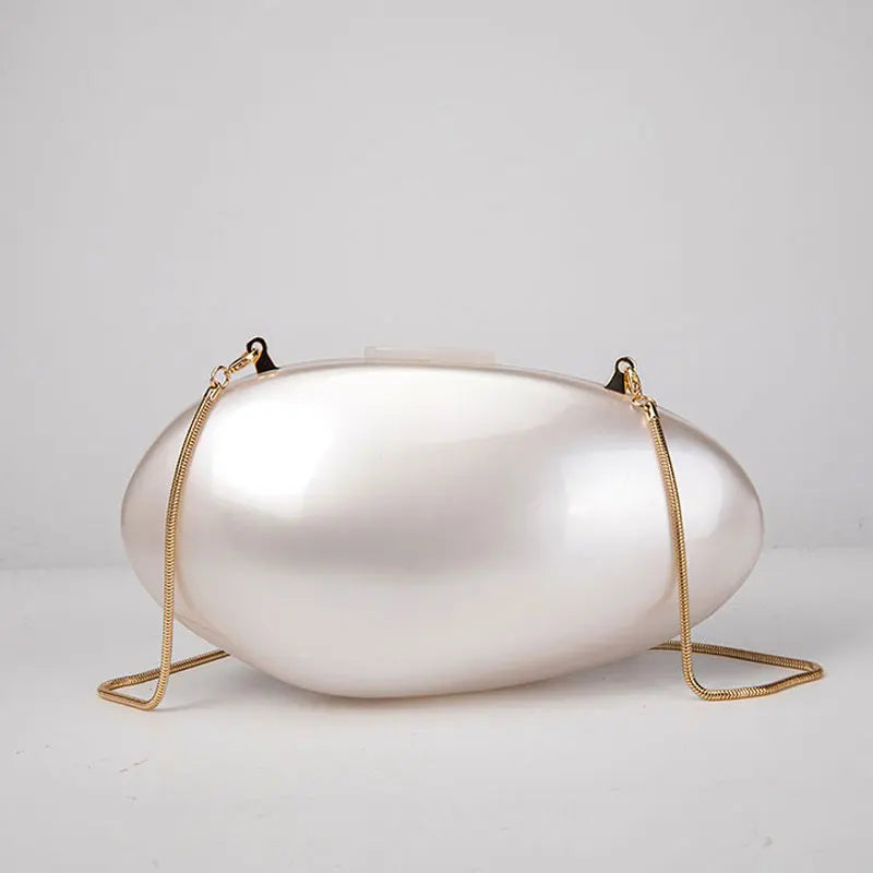 Pearl Acrylic Designer Clutch 2024