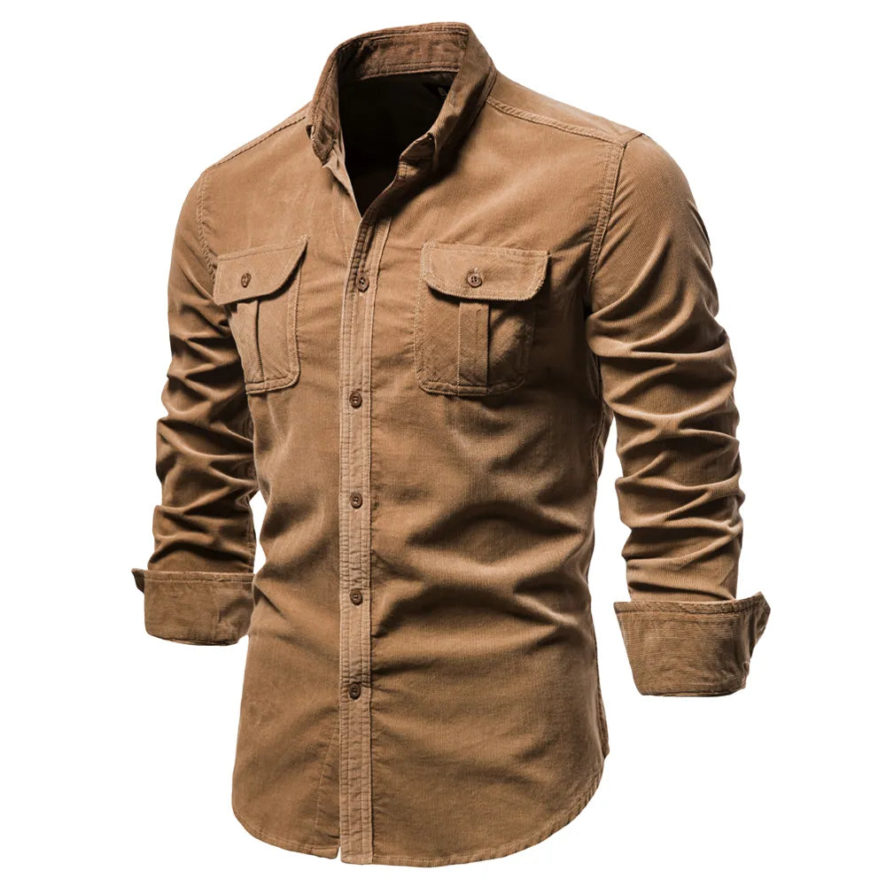 Corduroy Business Casual Shirt