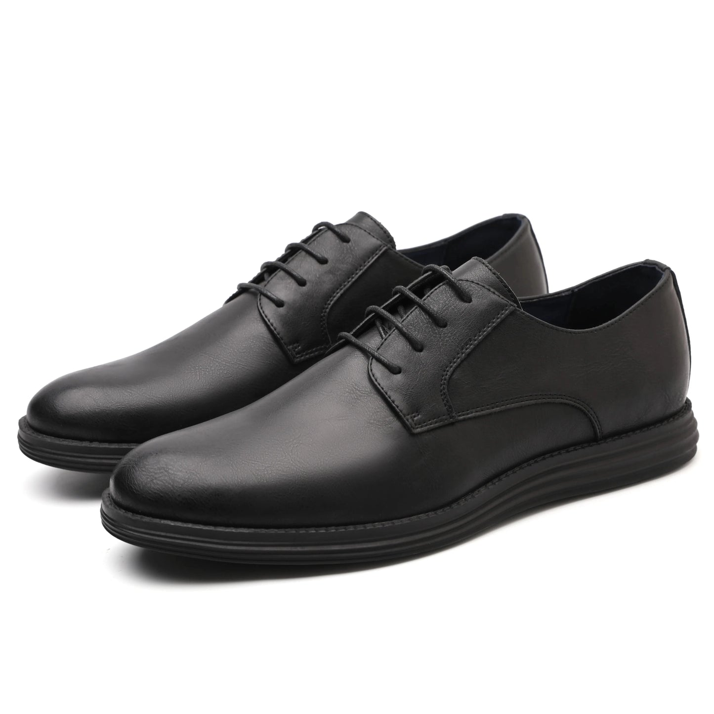 Executive Elegance Leather Lace-up Shoes